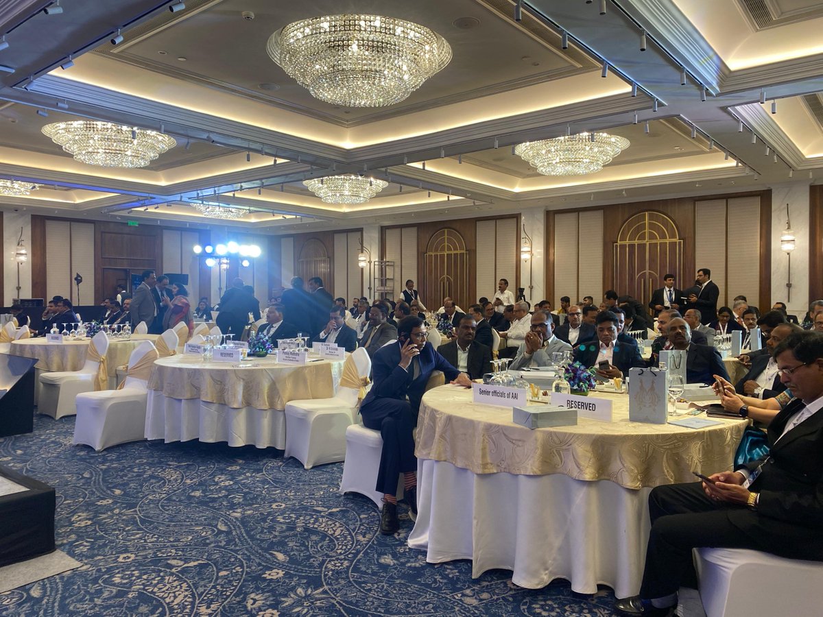 AAI_Official's tweet image. The Airports Authority of India is hosting a two-day workshop in #NewDelhi commencing today on Major #InfrastructureProjects at #AAI Airports. This event will bring together key stakeholders, including officials from @MoCA_GoI, @DGCAIndia, @BcasHq alongside representatives from…