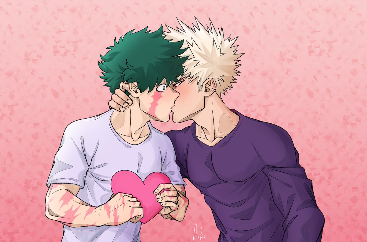 Will you be my valentine?  🍓
. 
#mha #bkdk #dkbk #勝出