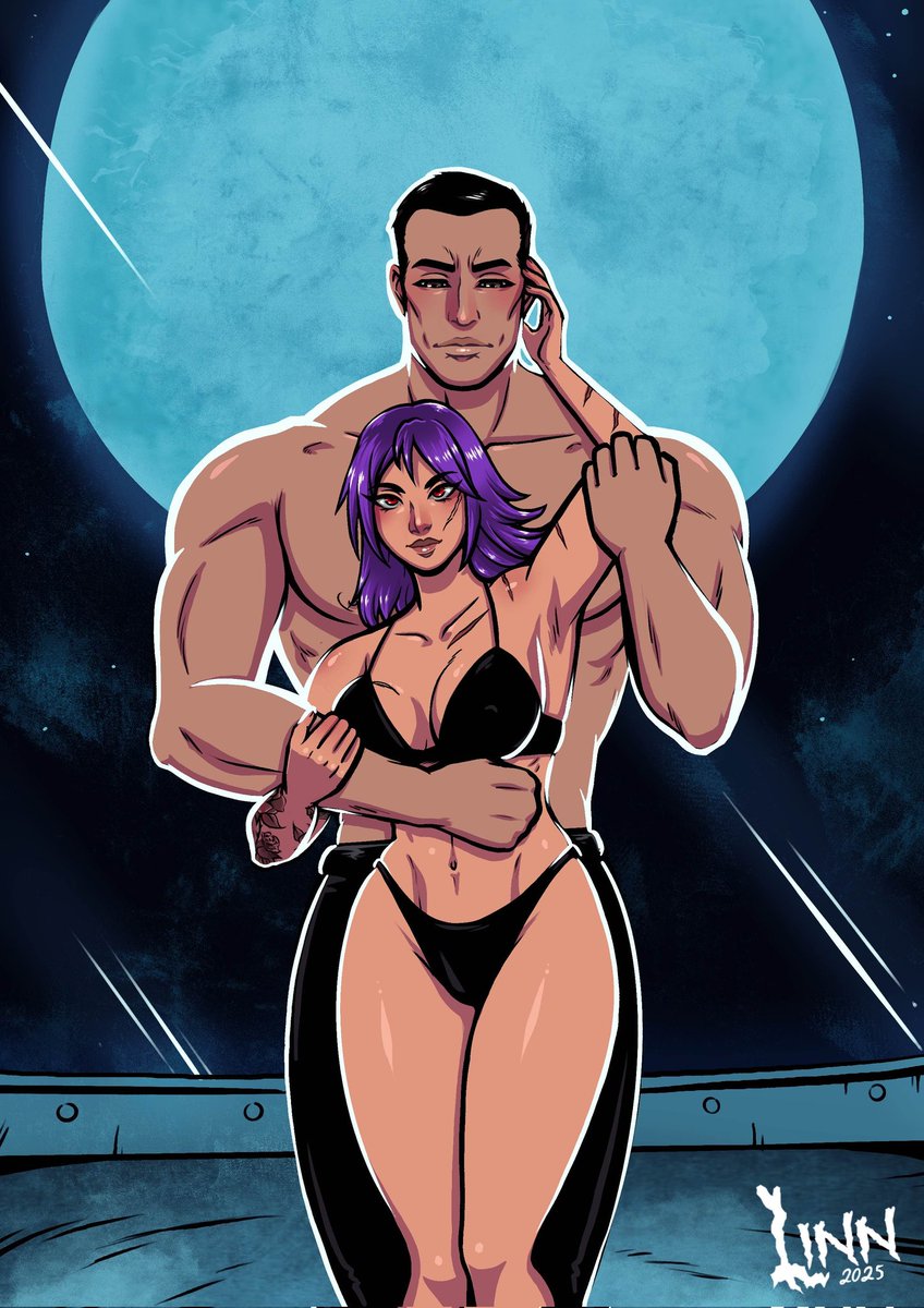 beltfedfanatic's tweet image. Happy Velntines day from Gunner and Lucia.

art by @dustyteatime