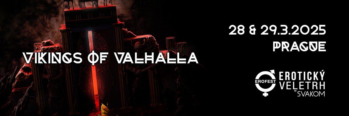 1215 Productions (@1215studio) on Twitter photo Check out Vikings of Valhalla LIVE!
March 28 & 29 at Erofest in Prague!
Step into the world of Valor and Legends!
➡️<a href="/BrittanyBardot1/">Brittany Bardot1</a>
➡️vikinglust.com
➡️erotickyveletrh.cz Check out Vikings of Valhalla LIVE!
March 28 & 29 at Erofest in Prague!
Step into the world of Valor and Legends!
➡️<a href="/BrittanyBardot1/">Brittany Bardot1</a>
➡️vikinglust.com
➡️erotickyveletrh.cz