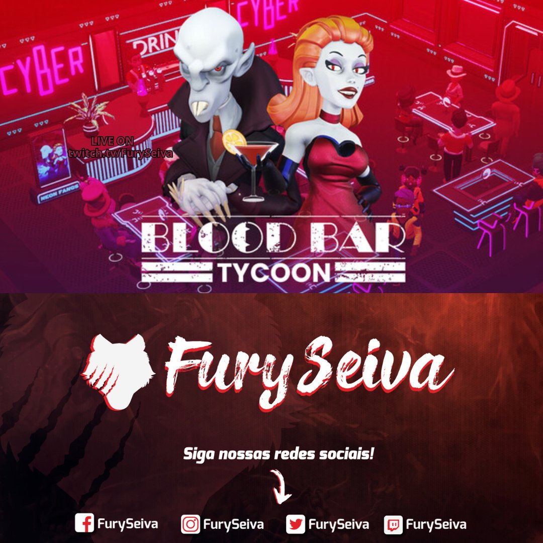 FurySeiva's tweet image. 🔥🎮 Thursday! Testing some games II! #pressengine Let's go o/ | @furyseiva 🎮🔥
@LudovicMahieu  @CleverTrickstR  @press_engine 
🧛🦇 🦇🧛
#Simulation #Management #Casual #BloodBarTycoon #indiegame 

twitch.tv/furyseiva