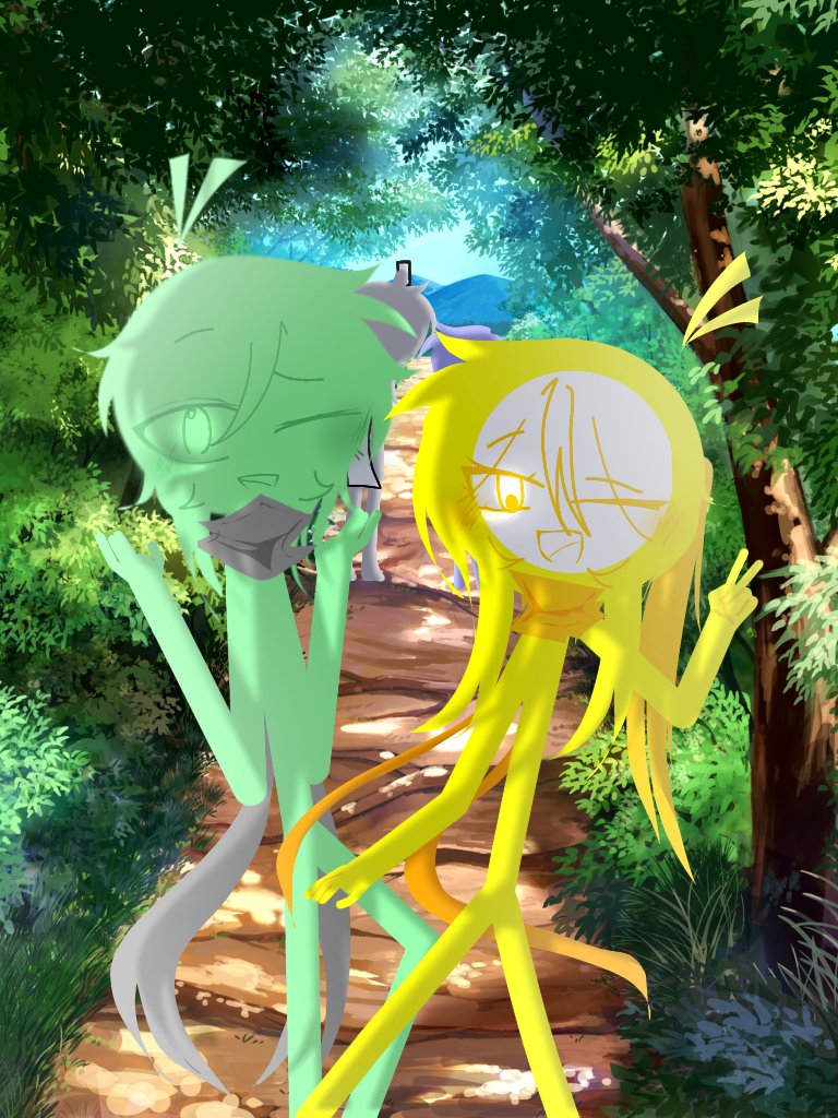 adededelmahpuja's tweet image. Group photo!!(⁠◍⁠•⁠ᴗ⁠•⁠◍⁠) 💗 #stickman #stickmanoc #withfriend