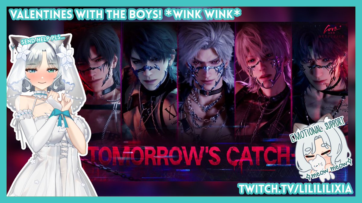 lili_lixia's tweet photo. #ValentinesDay with the Love and Deepspace Boys (โยดโก`โ) | Playing the NEW Memories... pray for meโ
twitch . tv / lilililixia
#ENVtubers #PHVtuber #VTuberUprising #VTuber #LiveMeow https://t.co/wgf0OtBW5q