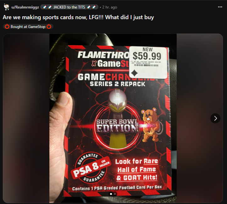 GameStop is now selling graded sports card mystery boxes