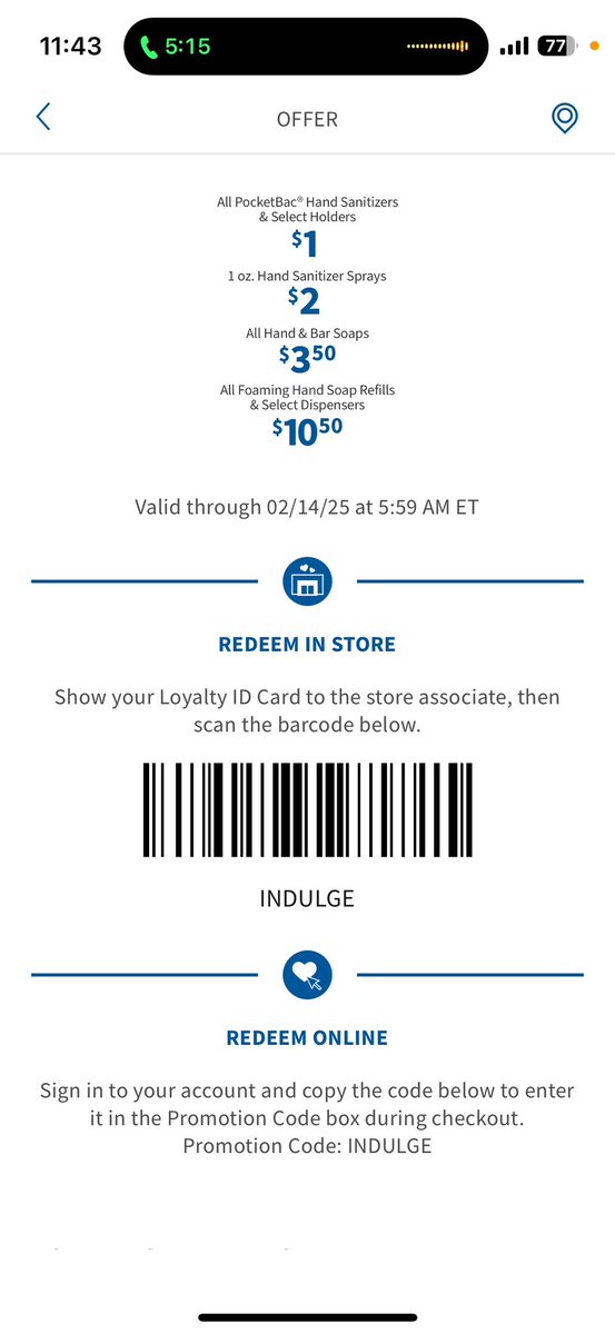 arielariel2's tweet photo. @bathbodyworks a promo for $1 pocketbac hand sanitizers &amp; holders said valid until 2/14/25 5:59am, however it didn’t work in stores nor online, now I see my cart emptied &amp; the deal removed, I contacted a live agent &amp; they disappeared as well! So upset 😡 #Fixit #BathAndBodyWorks https://t.co/IJsMu9FKYW