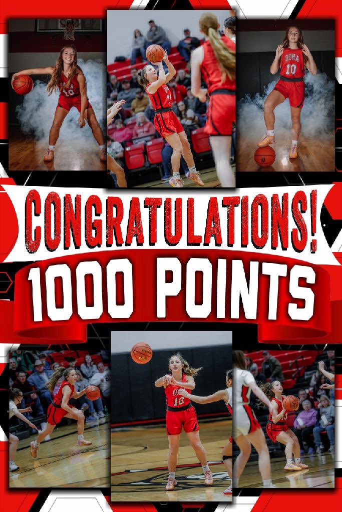 Hey College Coaches, looking for a future point guard who can get her own shot? Soph Kinley Luna scored her 1,000 career point tonight. Averaging over 23ppg with 5 ast/, 4 rebs/gm and 3 stls/gm. Congrats Kinley! Cant wait to see what your future holds <a href="/scoreboardguy/">SCOREBOARD GUY</a> <a href="/OzarksOzone/">Ozarks Sports Zone</a>