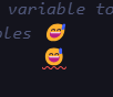Pretty sure this is the first time I've seen italic emojis 😅