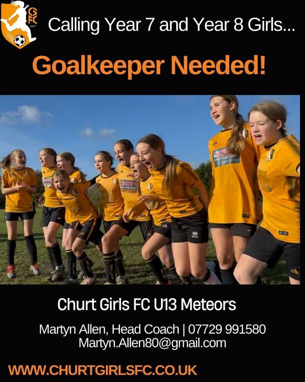Calling all Year 7 and 8 players...
churtgirlsfc.co.uk/news/calling-a…