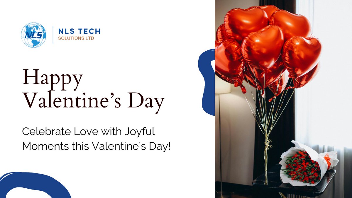 NLSTechSoln's tweet photo. Love  is in the air, and we’re celebrating this special day with YOU! ❤️ 

We wish you a day filled with sweet moments and all the love you deserve.

Happy Valentine's Day! 

#happyvalentinesday2025 https://t.co/3i8uYFSEHB