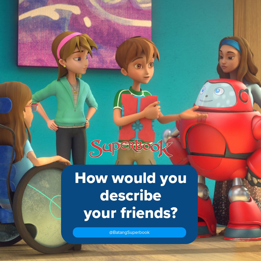 BatangSuperbook's tweet image. Ipa-feel natin sa mga kaibigan natin na special sila sa atin by acknowledging their good traits! 🤗 Don't forget to mention them here. 👇🏼

#SharingTime #LoveYourFriends