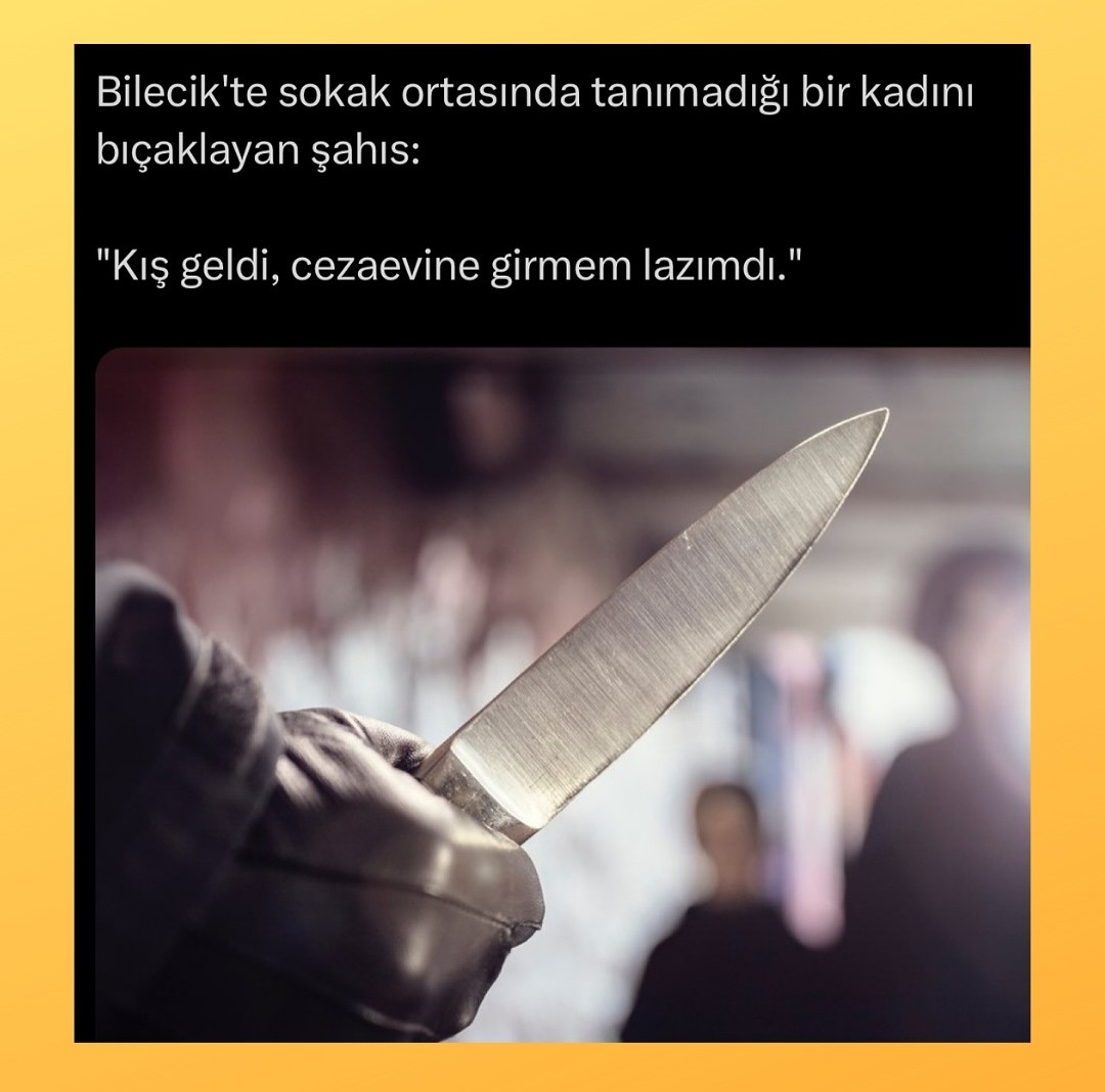 Gelecek yıl  şansız hangimiz olacak diye mi bekleyeceğiz.
Bizim adalet sistemimiz böyle düşünen kişileri cesaretlendiriyor. <a href="/RTErdogan/">Recep Tayyip Erdoğan</a> <a href="/adalet_bakanlik/">T.C. Adalet Bakanlığı</a> <a href="/Akparti/">AK Parti</a> <a href="/eczozgurozel/">Özgür Özel</a> <a href="/MHP_Bilgi/">MHP</a> <a href="/herkesicinCHP/">CHP 🇹🇷</a> <a href="/iyiparti/">İYİ Parti</a> <a href="/SaadetPartisi/">Saadet Partisi</a> <a href="/mahmutarikansp/">Mahmut Arıkan</a> <a href="/barolar/">Türkiye Barolar Birliği</a>