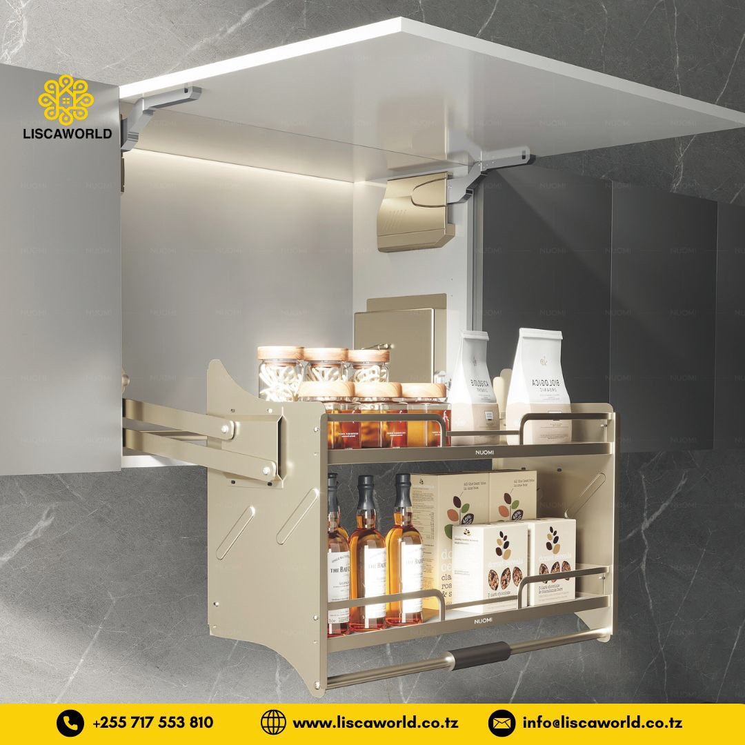 LiscaWorld's tweet photo. Save space in your kitchen with this Champagne Rose 2 layers lifter. It has a liftable design which makes the best use of higher space.
The multifunctional storage can be changed flexibly based on personal habits.Easy to store,fetch and clean.
#kitchen #kitchenmodel https://t.co/KQKSfyQyoW