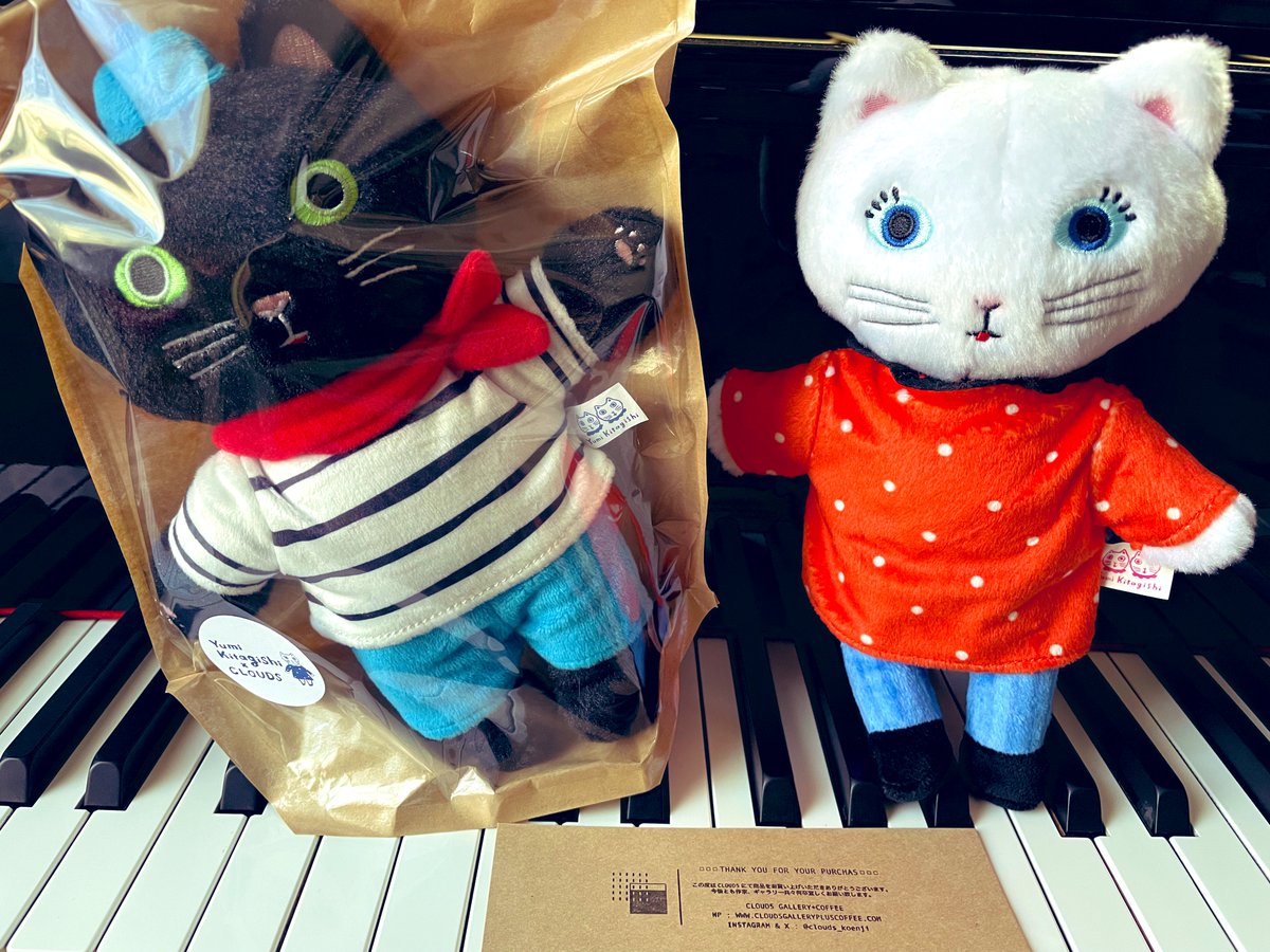 北岸由美さんの個展 昨年、白猫さんをお迎えしましたが 今年は