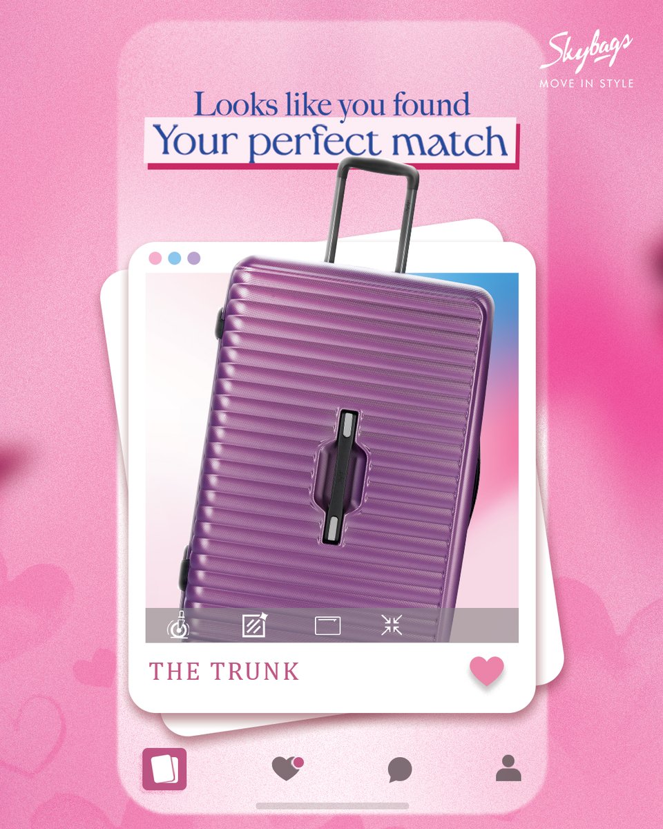 InSkybags's tweet image. Your search ends here
This one’s a keeper—stylish, reliable, and always ready to roll!

#MatchMadeForTravel #FoundTheOne
#SkybagsLuggage #TravelInStyle
