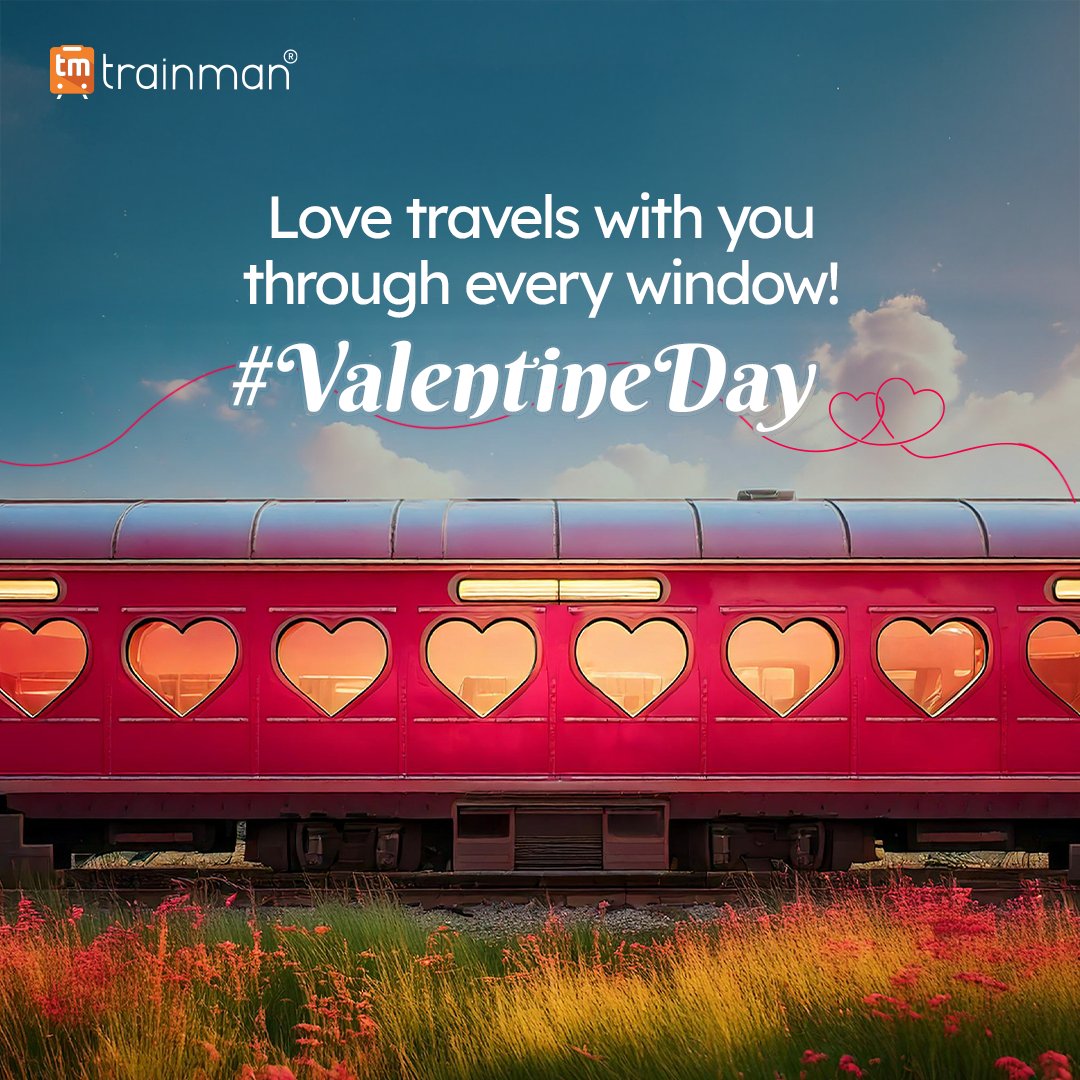 Let the journey be your companion and the path be filled with love. Happy Valentine's Day! 🚂❤️
.
#ValentinesDay #Valentines #trainman