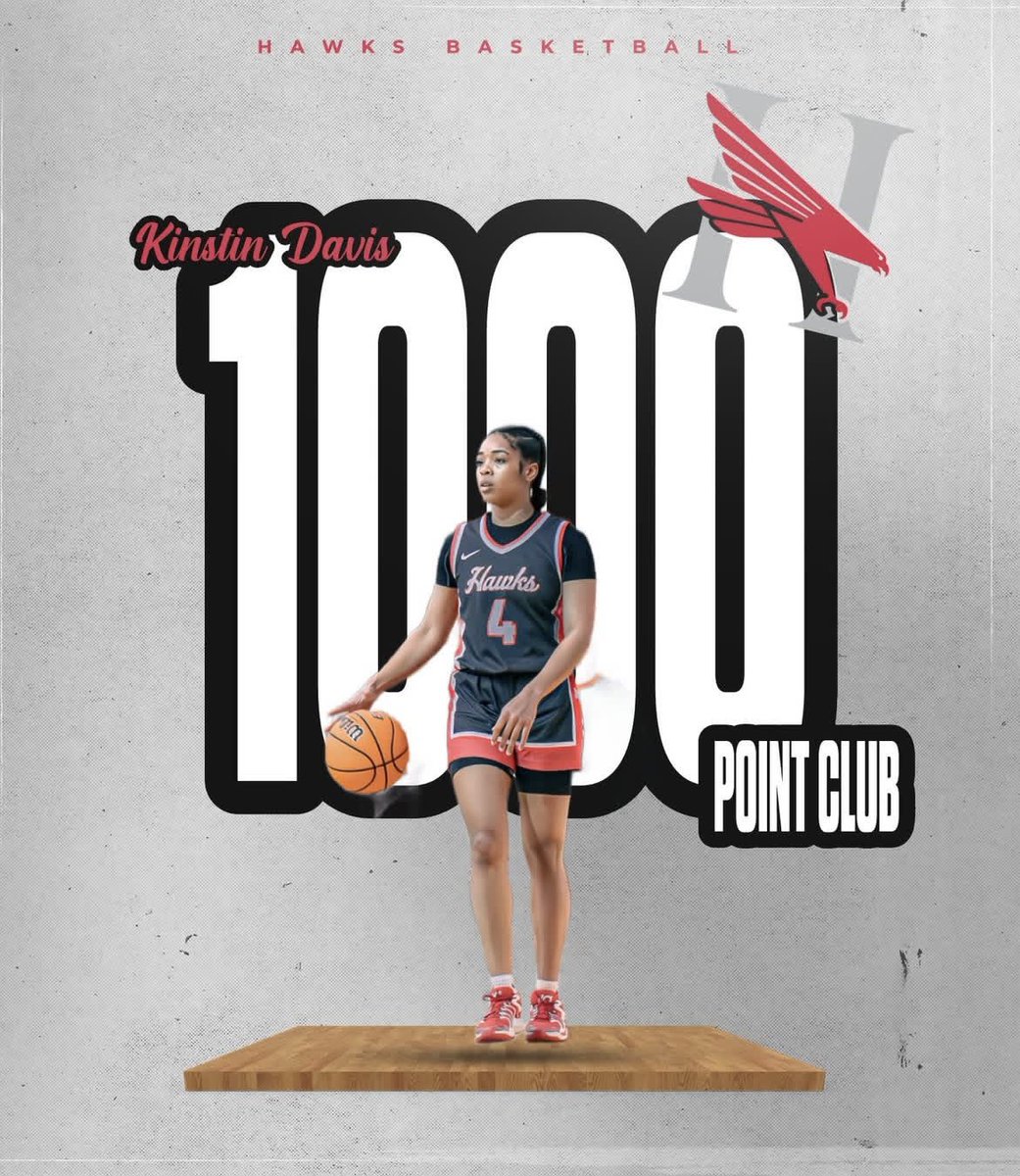 Congratulations to Kinstin Davis as she surpassed the 1000th mark in her career tonight.