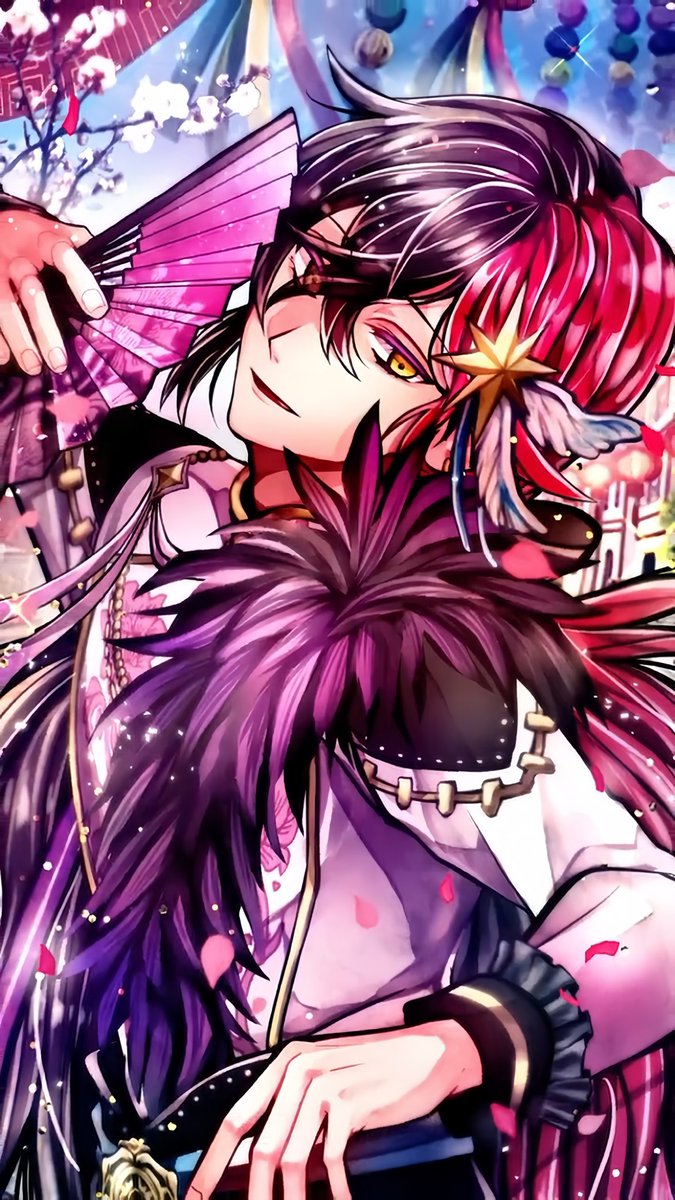 悪魔執事と黒い猫 あくねこ ルカス
ハート缶バッジ RoseValentine Butler's New Year】#あくねこ 3st floor SSR〖妖艶な横顔〗#ルカス