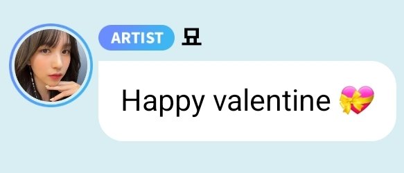HAPPY VALENTINE'S DAY FROM MINA 💝🥺