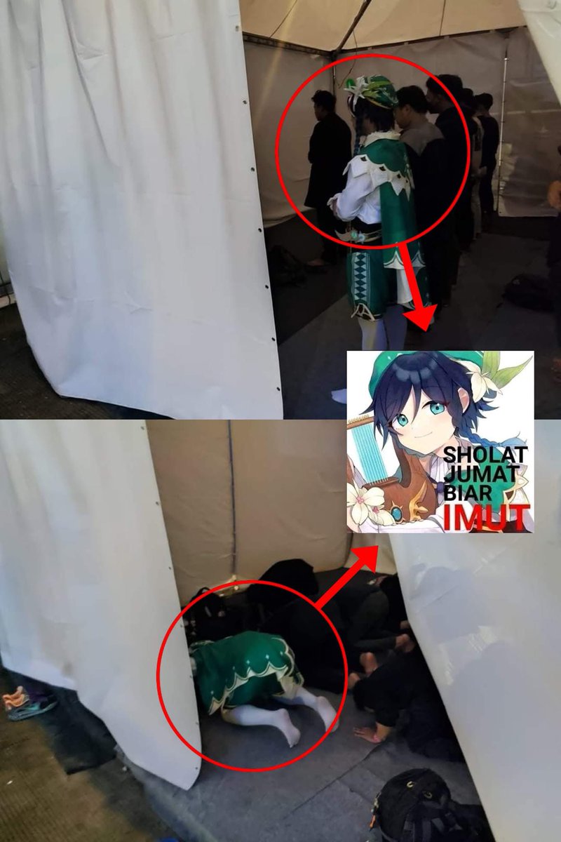 Sholat jumat biar imut