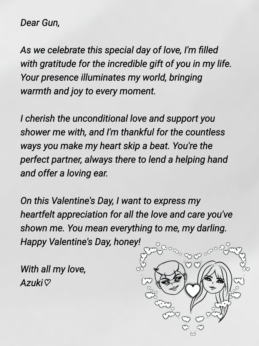 spicydelphi's tweet photo. °•˚아쯔건˚•° 🍫💌
Every time I look at you, I fall in love again. One day of the year, ain't enough for my baby.
You're my forever Valentine, my soulmate, and my everything. Forever and always, my love.
#AzuGun #Yumentine25 #nakanoazuki #parkjonggun #ocsbase #ValentinesDay https://t.co/ERpU0seYga