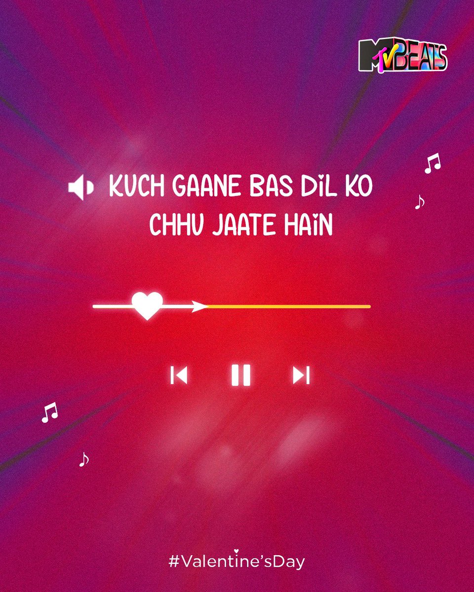 MTVBeats's tweet image. Spend pyaar ka din listening pyaar-e gaane🥰😍

#MTVBeats #Topical #ValentinesDay
