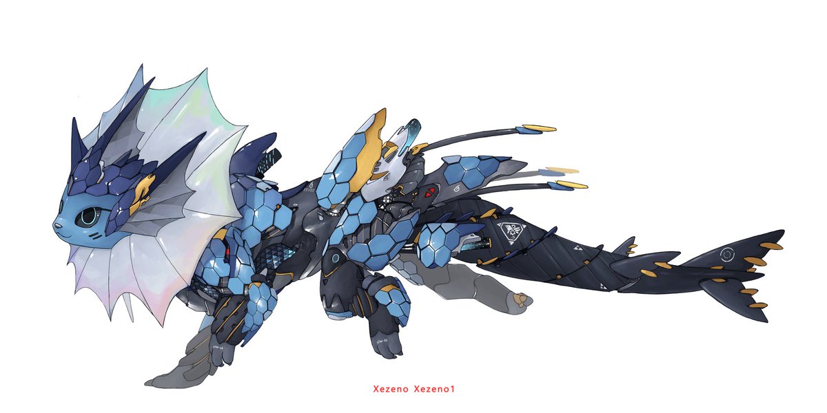 Xezeno1's tweet image. Side View version