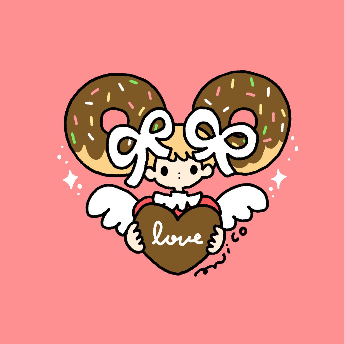 「いつもありがとう#ハッピーバレンタイン #happyvalentinesday 」|paricoのイラスト