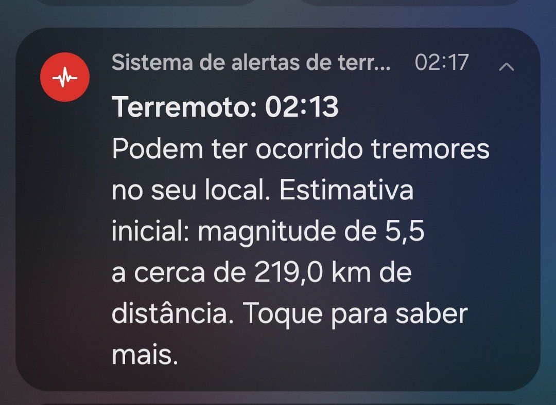Alerta de tremor no Rio de Janeiro e São paulo você recebeu esse alerta? Comenta aqui #urgente #notícias #news