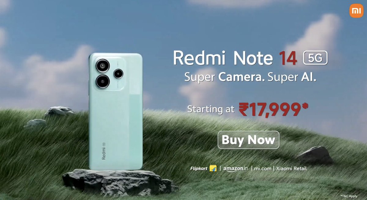 ThakorSanj62679's tweet photo. Redmi Note 14 5G new Ivy Green color
#RedmiNote14Serisi #RedmiNote145G https://t.co/50VTeRhNu3