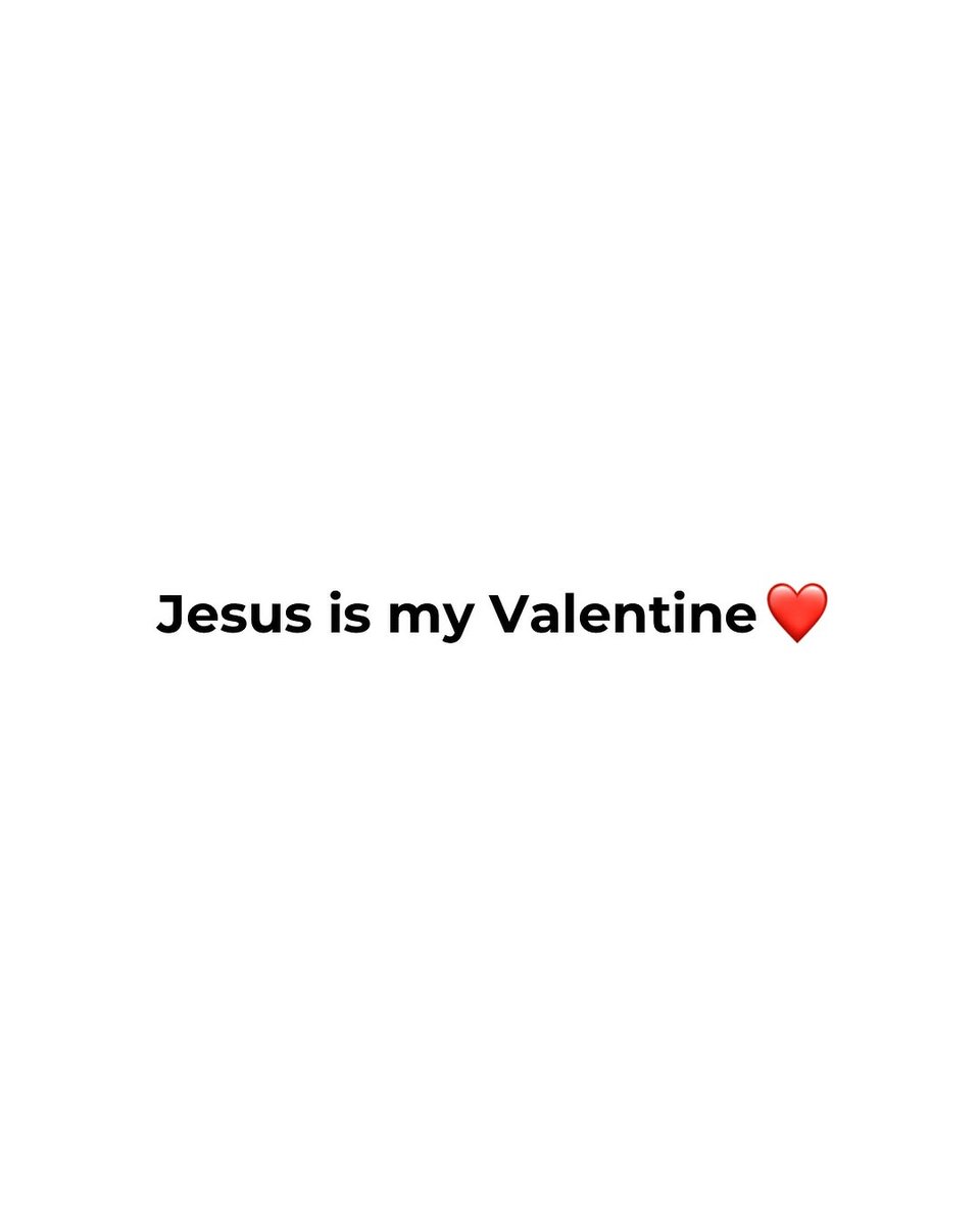 Holy__Bible1's tweet photo. Jesus is My #Valentine ❤️ https://t.co/PY60hYnd4a