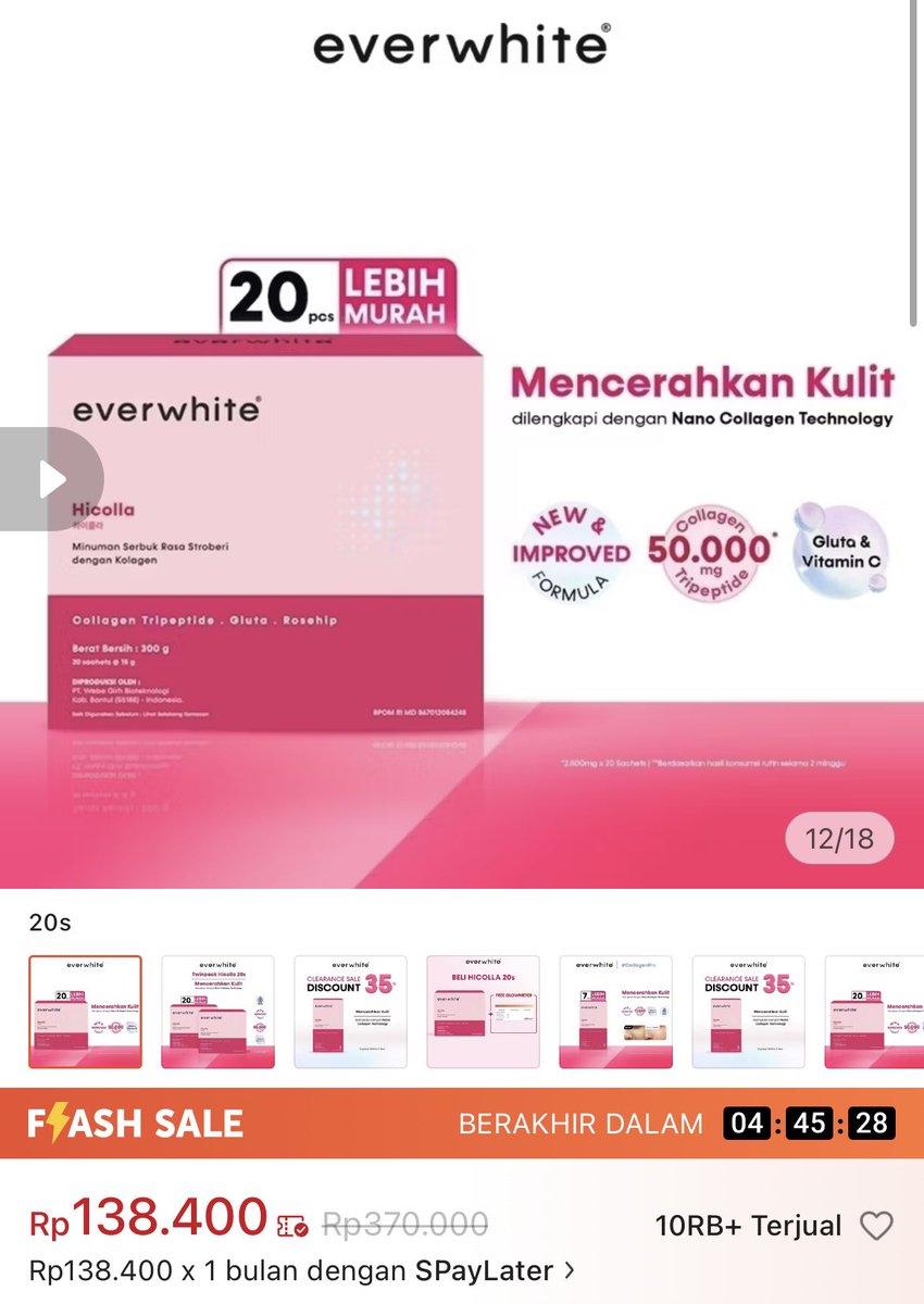 Everwhite official tweet media