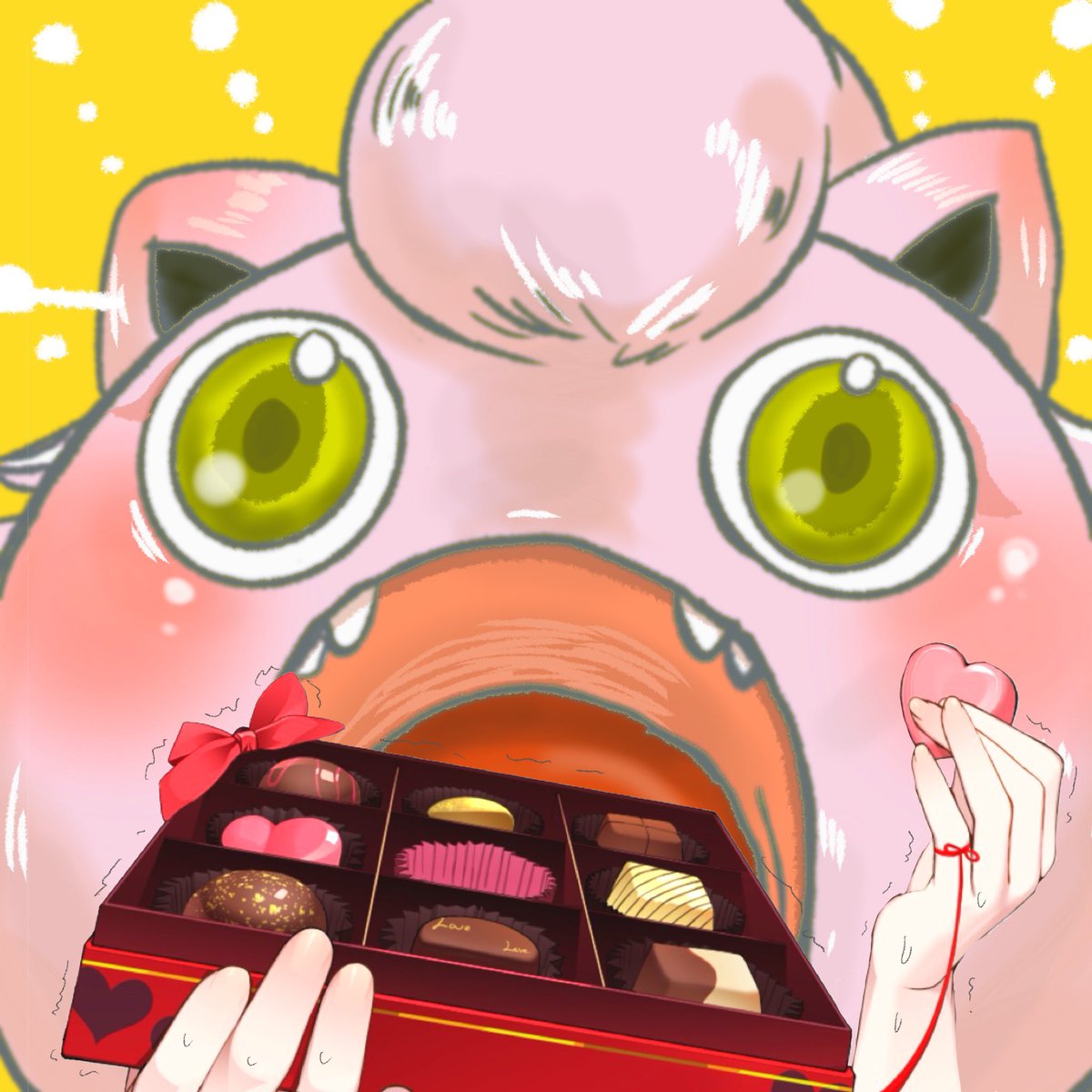 Tama56_oekaki's tweet image. HappyValentine( •ॢ◡-ॢ)-♡
#ポケモンイラスト #サケブシッポ #Screamtail