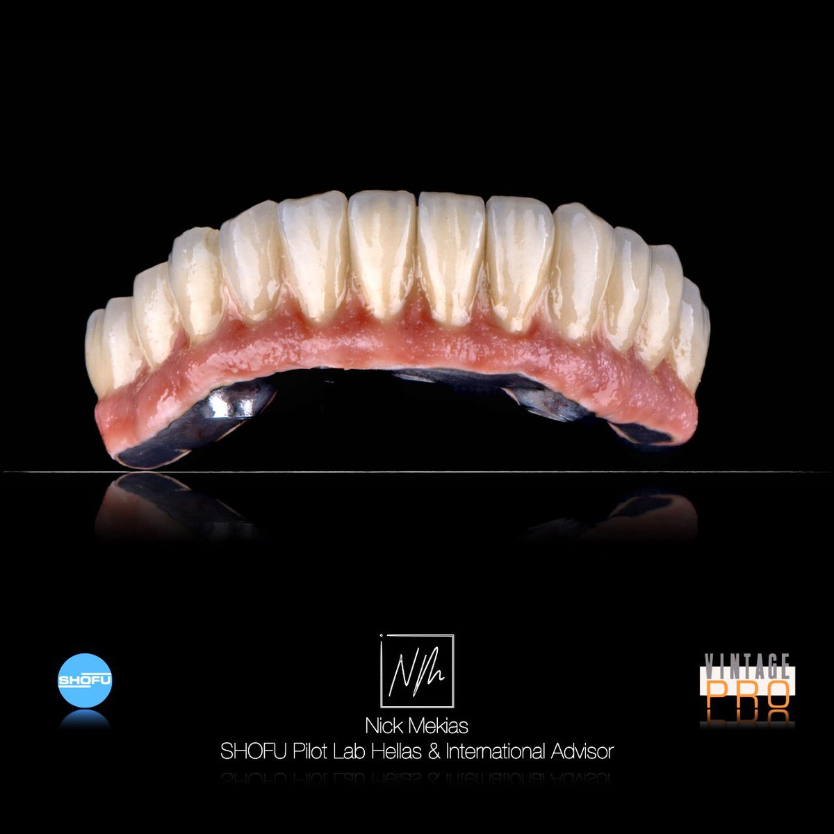 NikosMekias's tweet image. Excited to share my latest implant-supported restorations, including ceramic gingiva and metal-ceramic prosthetics, created with SHOFU Vintage PRO &amp;amp; Universal Art Stains. Precision, function &amp;amp; aesthetics in every detail!

#ImplantDentistry #nikosmekias #SHOFU #DentalTechnician