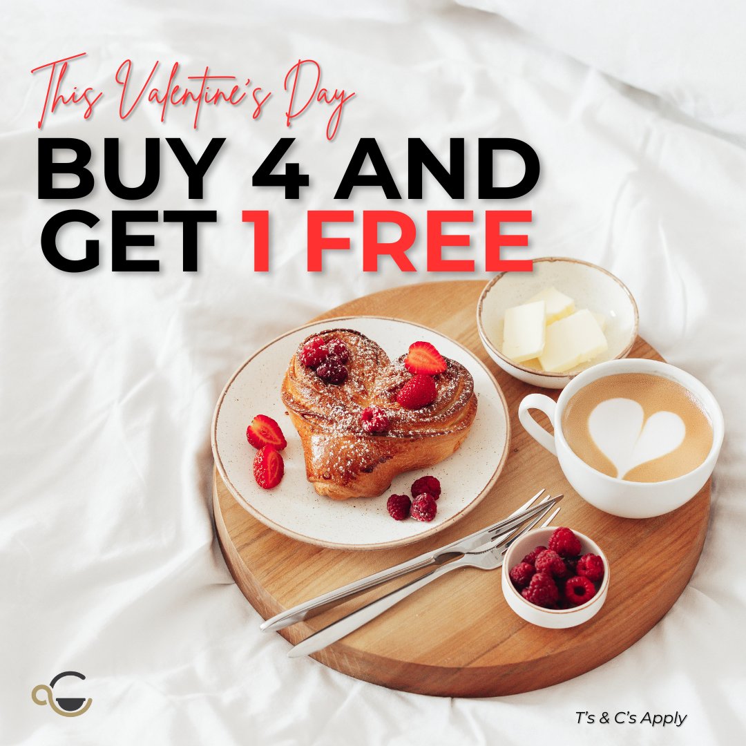 Fall in love with coffee and savings! 📷 Buy any 4 products from our Valentine’s Day Collection and get 1 FREE—only until midnight, 14 Feb! SHOP NOW for the perfect V-Day treat! 📷 coffeecapsulesdirect.co.za/.../24-hour-co…...
T’s &amp; C’s apply.