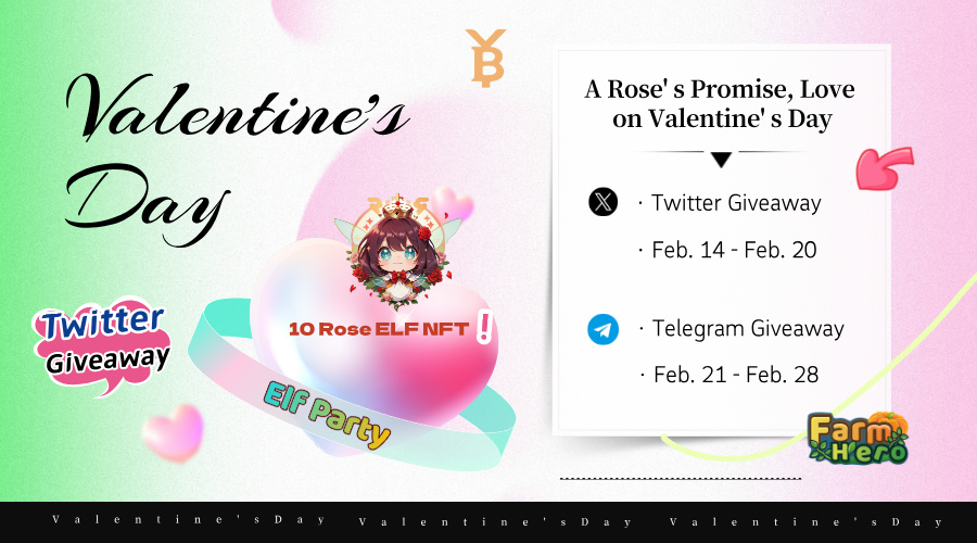 🎉 X GIVEAWAY! We will draw 10 lucky users to each receive a Rose ELF NFT! 🌹✨

🌟 How to Participate:

✅Retweet this post

📅 Giveaway Period: From now until 3:00 PM utc+8, on February 20, 2025

🎁 Reward Distribution: The Rose Elf NFT will be distributed after the conclusion