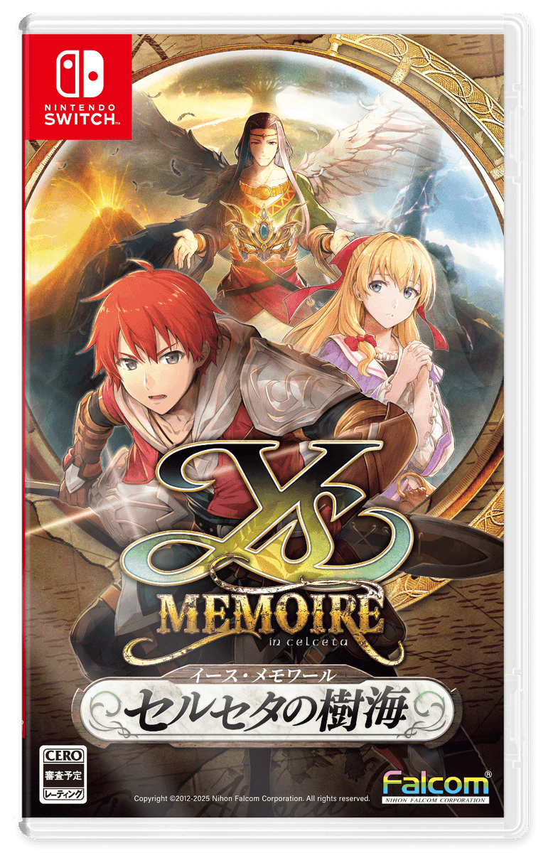 Ys_Central's tweet photo. Ys Memoire: Memories of Celceta for Nintendo Switch launches May 22 in Japan!

It will feature newly arranged music, but you can still toggle between the original and the new. https://t.co/0ww07M5HuC