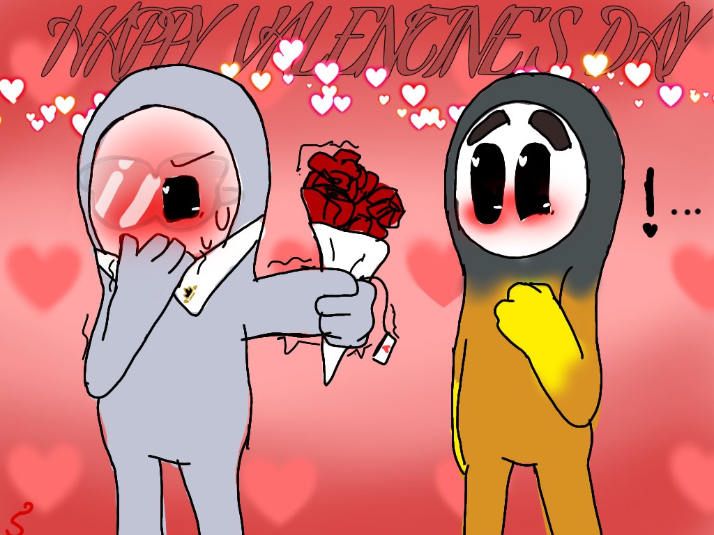 Secret_draw2's tweet photo. HAPPY VALENTINE'S DAY YIPEEEE #fallguysart #fallguys #basalent https://t.co/B1zED6bt3B