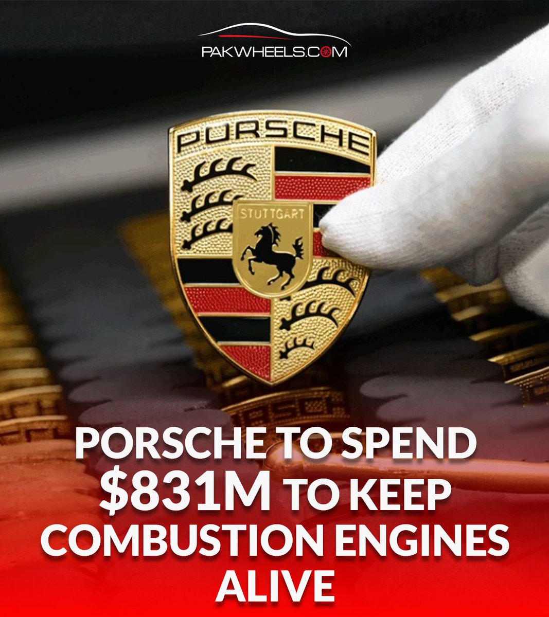PakWheels's tweet image. Porsche invests $831M to continue developing combustion engines alongside electric vehicles. 

#PakWheels #Porsche #CombustionEngine #Engine #ElectricVehicles