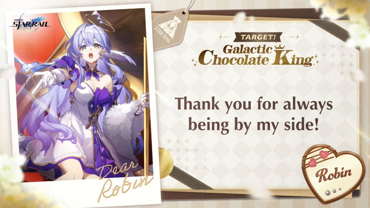 DiamondJwel's tweet photo. @honkaistarrail #TargetGalacticChocolateKing
#Robin https://t.co/opBhPwYiyT