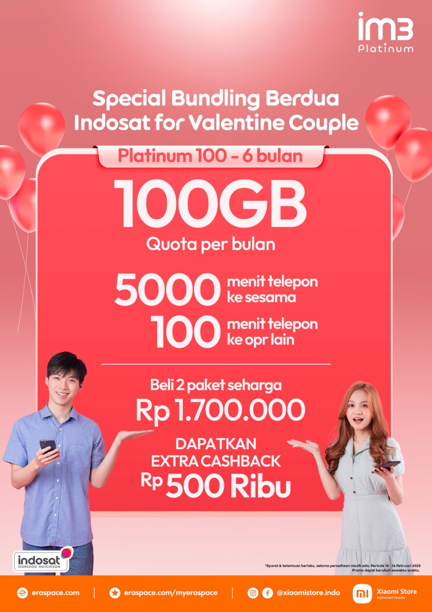 imamaryss's tweet photo. Promo nya sayang_sayangnya aku IM3 Platinum lagi ada promo nih, yuk di Gercepin_

More info_
085704246482 https://t.co/ZmcnmytJYK