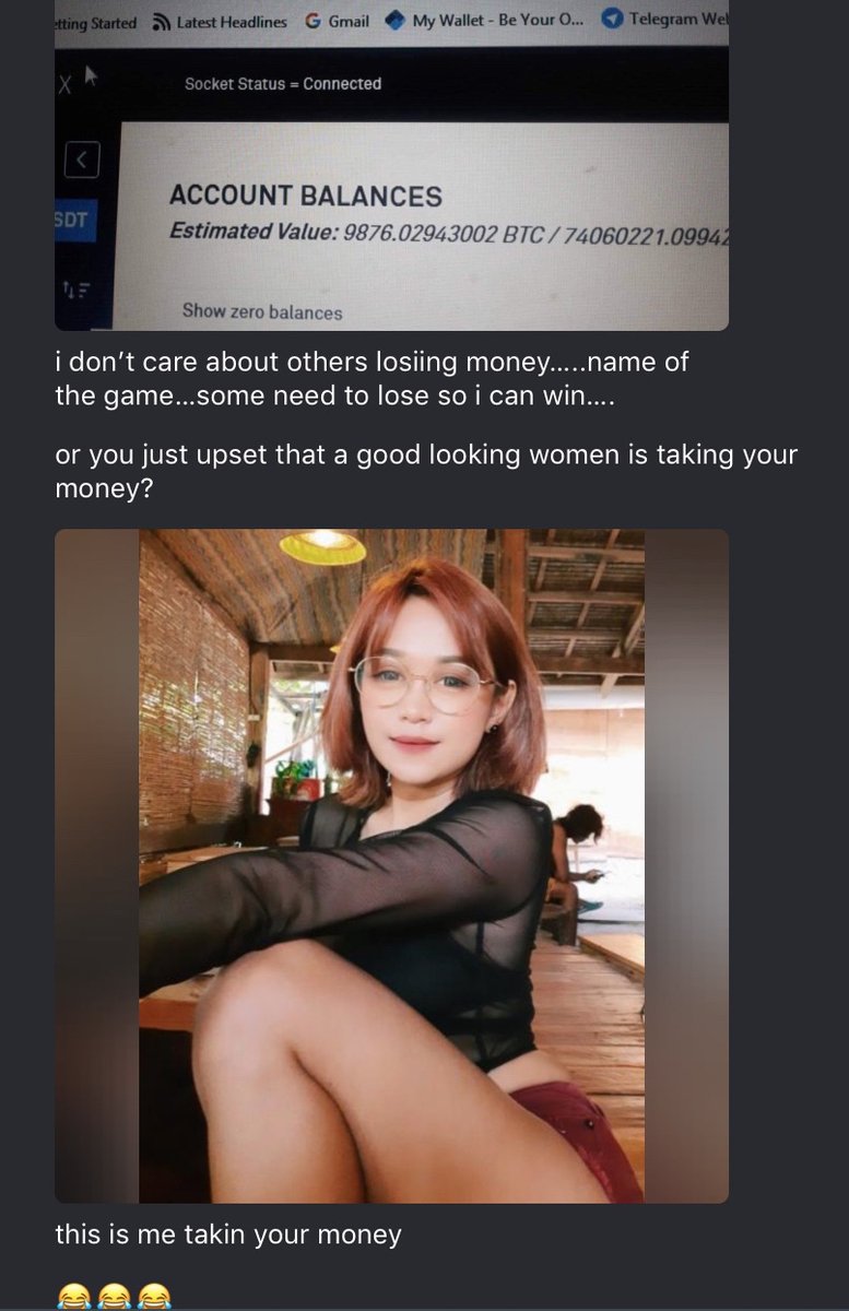 JTess84's tweet photo. #SavageAF #BTC #bitcoin $btc #crypto #IYKYK #IfYouKnowYouKnow 😇 https://t.co/ELDqLzV3DB