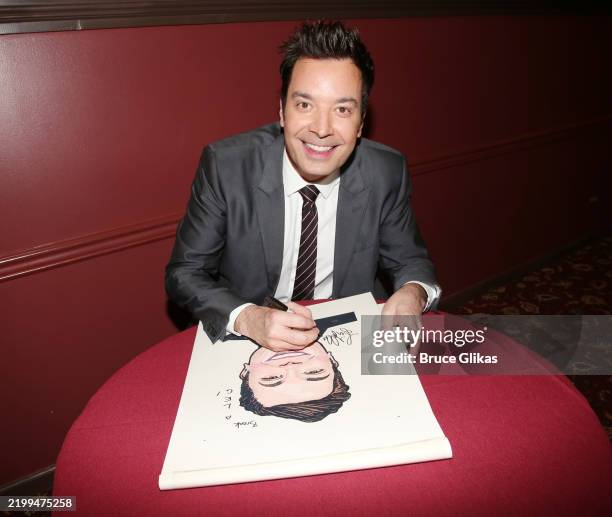KeriStevensReal's tweet photo. @FallonTonight @AllInBroadway Congratulations, Jimmy Fallon! Official Sardi's portrait for starring in @AllInBroadway. So honored to have been there for your Broadway debut! Had a blast! And you were so natural on that stage!
#FallonTonight https://t.co/h2tjBgckkz