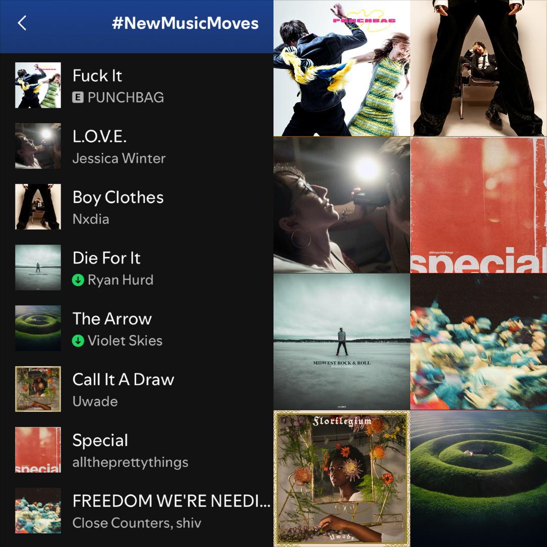 When you need a boost from the trials of the day, music provides. Check out this week's #newmusicmoves playlist!

Spotify playlist: bit.ly/NMMforSpotify

Apple playlist: bit.ly/NMMforApple

#newmusicmoves #nowplaying