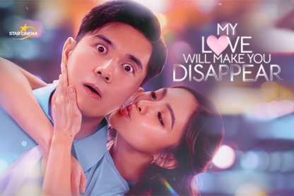 Wishing for a love like KimPau’s in this romantic “My Love Will Make You Disappear” poster!

READ MORE: abs-cbn.com/entertainment/…