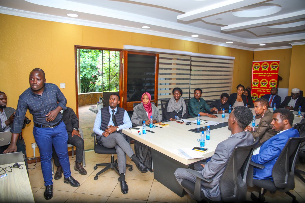 EsirdinH's tweet photo. Being a Staunch supporter of UDM and  a member of Youth League UDM, I alongside with other Youth had a session with the National executive Committee and the Oslo centre at UDM headquarters. We discussed key issues touching on youth and other Significant themes.1/2 https://t.co/wQIoAo9dbt