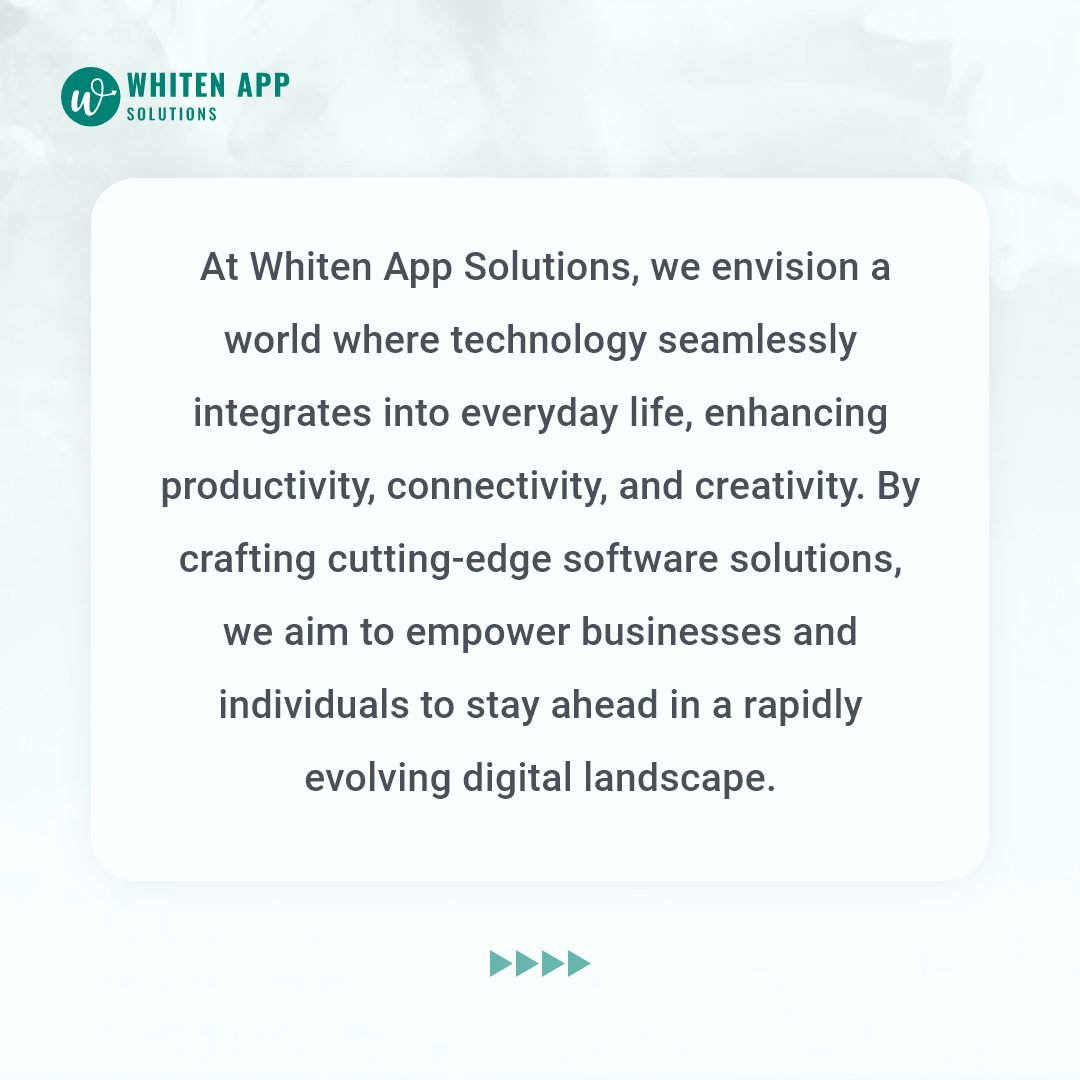 WhitenApps's tweet photo. We are Whiten App Solutions – your tech partner in turning ideas into reality!

📩 Connect with us at:
📧 whitenappsolutions@gmail.com
🌐 https://t.co/a9WM5yA0Ul
.
.
#whitenappsolutions #techpartner #softwaredevelopment #mobileappdevelopment #webdevelopment #customsoftware https://t.co/G24g3VbNGD