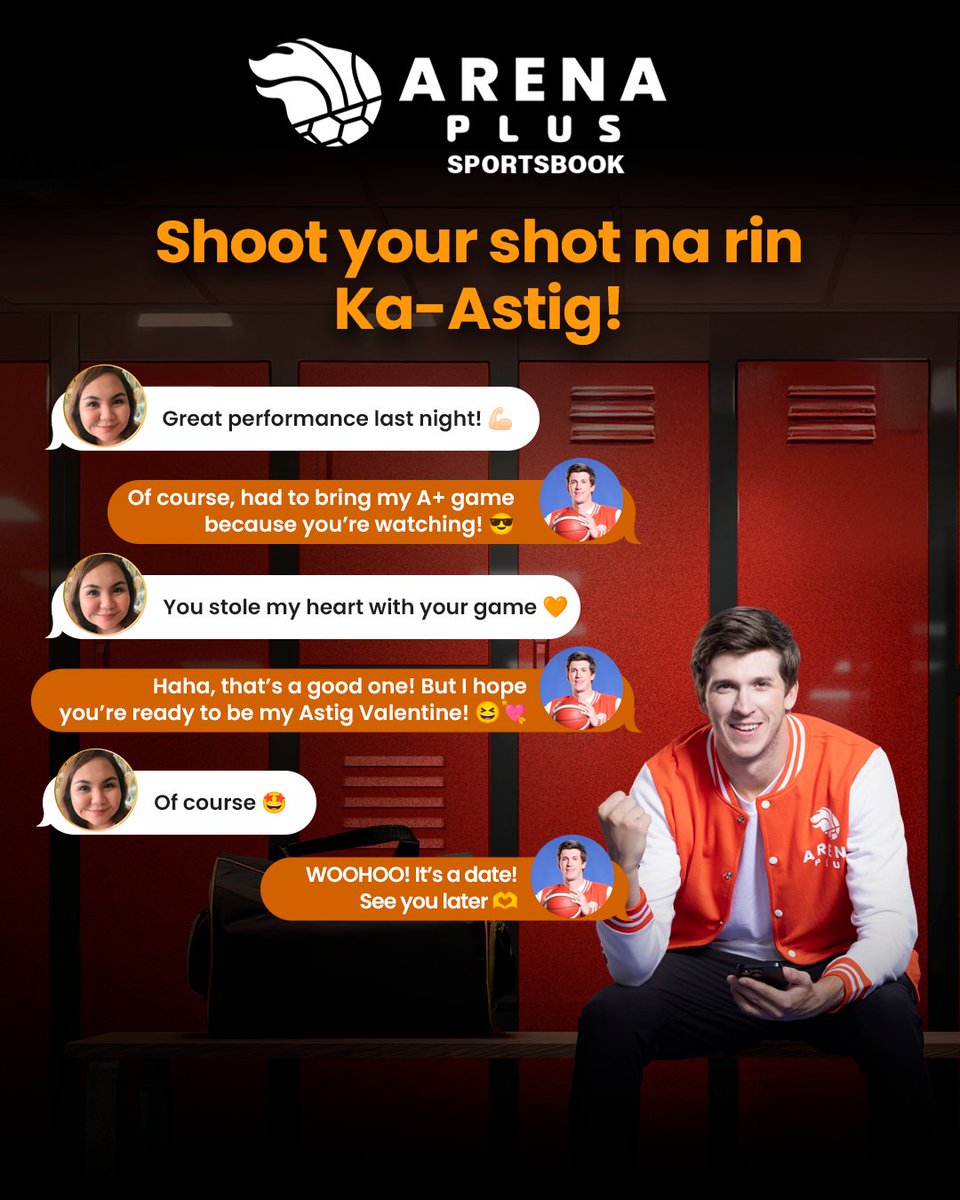 arenaplusph's tweet photo. Shoot your shot sa araw ng mga puso, Ka-Astig! ⛹️❤️🏀

Tibayan ang dibdib tulad ni Austin Reaves at yayain mo na crush mo. 🥰

#ValentinesDay #ArenaPlusPH #SamaSamaSaArena #ARenaPlus #AstigSiAustin #AstigValentine https://t.co/fEiYmZqasO