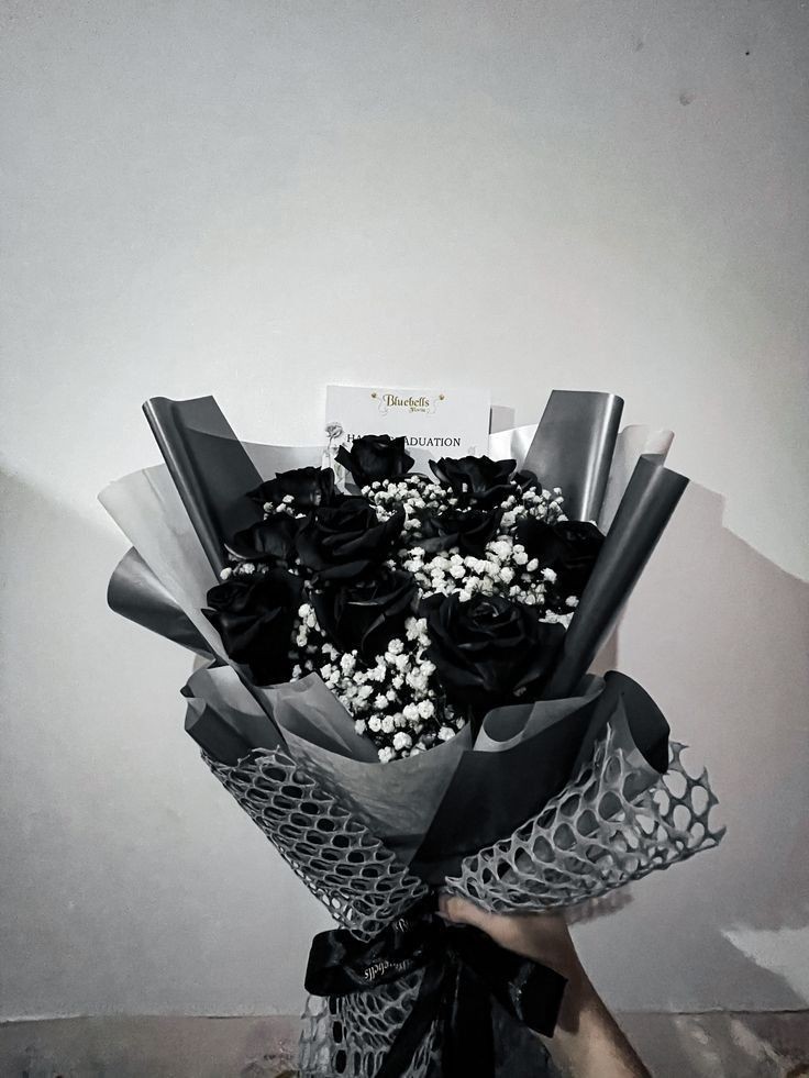 Again? And this time, it's black roses who keep giving me gifts 

It said here from your  admire, ugh I have a girlfriend you know!? I will find you whoever you are