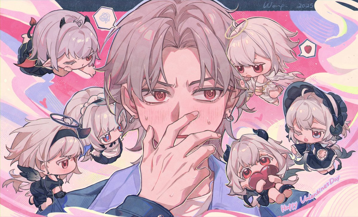 wenp_'s tweet photo. Valentine‘s Day #oc https://t.co/06Dps7uszg