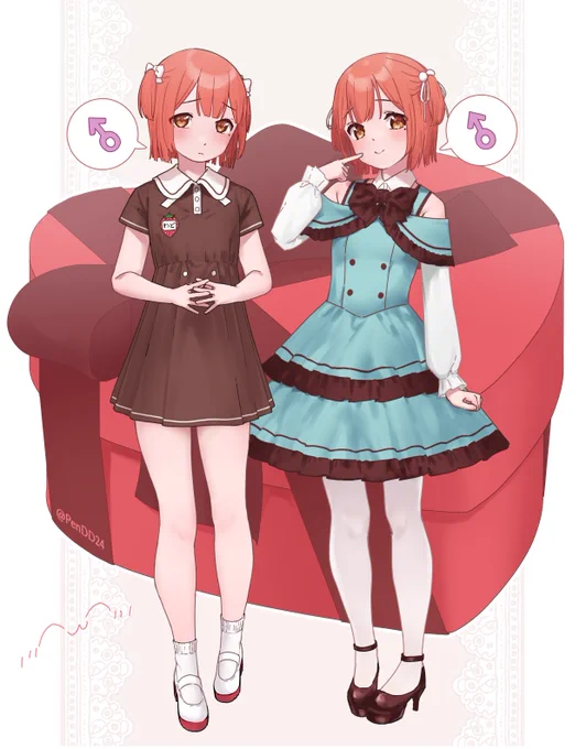 #バレンタインデー #わどるど #男の娘